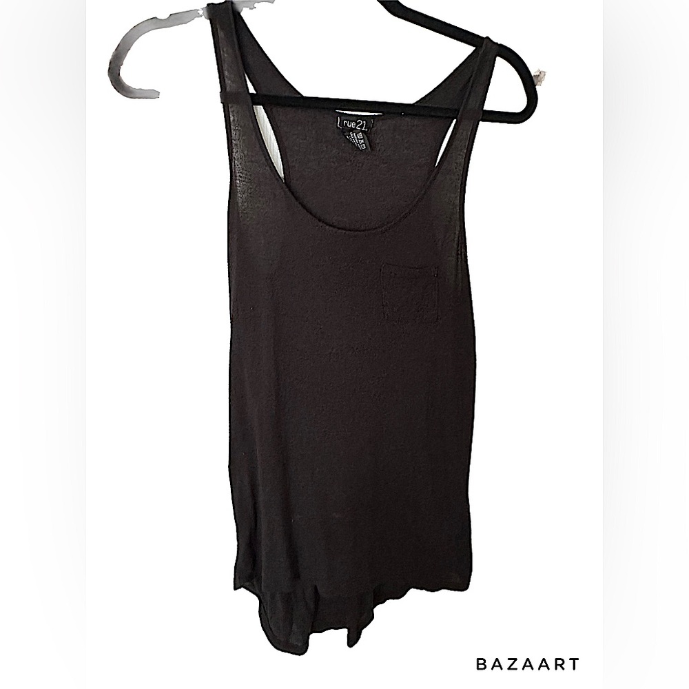 Black Racerback Tank